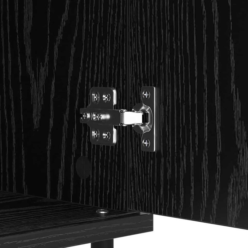 40cm Sideboard, Black Oak
