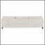 Canapé modulaire 107,87 pi avec 1 repose-pieds, coussin de siège et dossier amovible