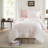 Romantic Microfiber Bedding Set, Twin/twin Xl, Youthful Pink Design