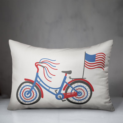 Patriotic Reversible Throw Pillow