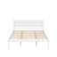Wood Bed Frame With Headboard, Wood Platform Bed Frame With Slat Support-892219414