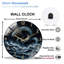 Horloge murale horloge murale en verre 12 po