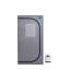 Tente à vapeur portable grise Mini Plus - Spa personnel avec générateur, télécommande. Installation sans effort. Chauffage. & Ul. Isolation supérieure. Surface imperméable. Sortie 360 °. Plusieurs réglages de vitesse. Améliorez votre corps
