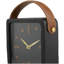 Analog Metal Quartz Tabletop Clock in Black-1315482586