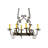 Elara Metal Handcrafted Rectangle Hanging Pot Rack