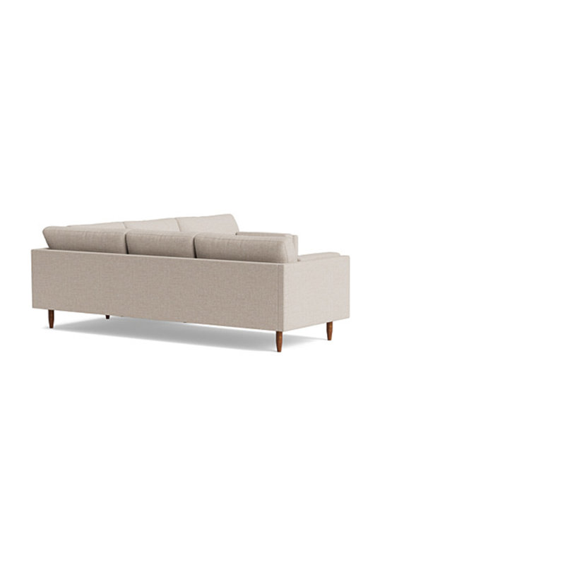 Skinny Fat Sectional, Performance Weave - Natural, Left Hand Facing