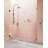 Illume 72 in. x 78 in. Fully Frameless Wall Hinge Shower Door-91036713