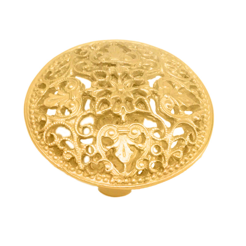 Juliane Grace large knob in Gilded Mercury, Gold
