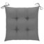 Chaise de patio en teck avec coussins-438842386
