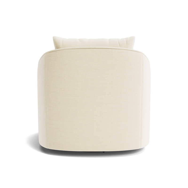 Laurel Swivel Chair, Performance Linen - Cream