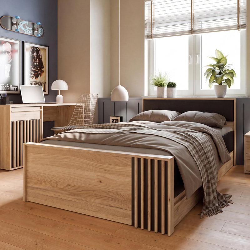 Drawers Bed Frame, Brown