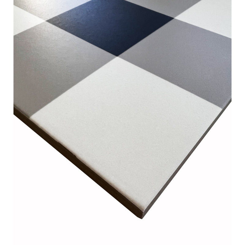 Buffalo Plaid 8"x8" Patterned Porcelain Wall & Floor Tile