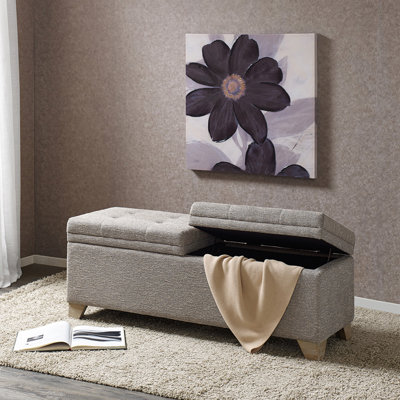 Banc de rangement à fermeture douce