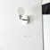 Aayden Chrome Flush Mounted Sconce