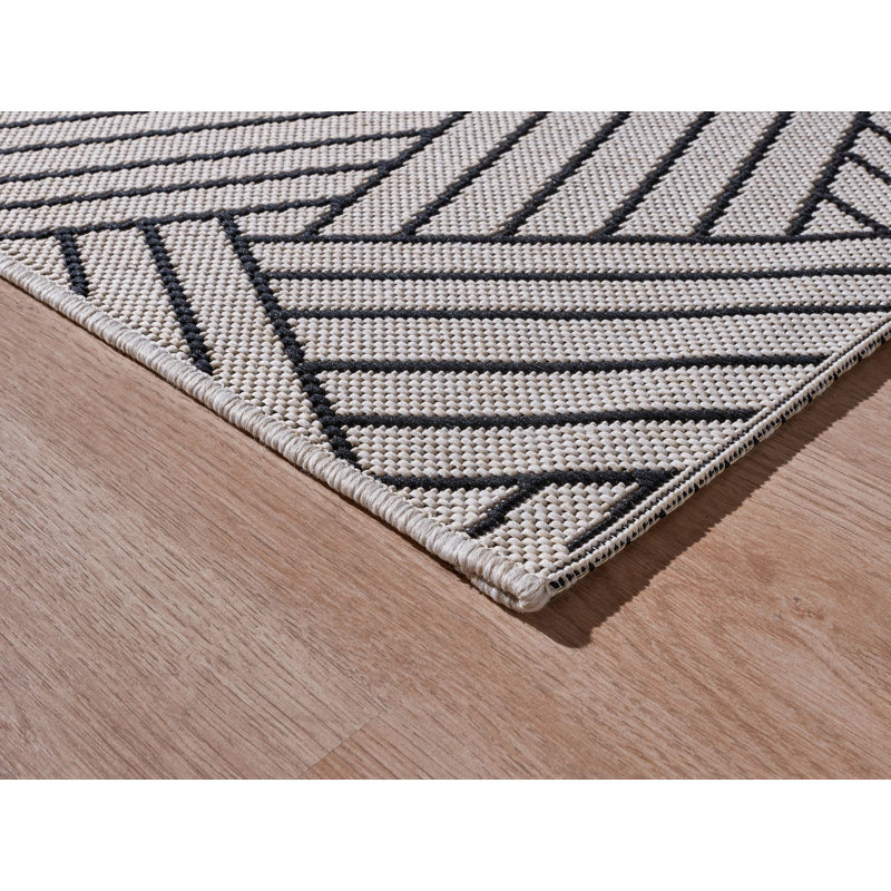 Brisco Abstract Flatweave Indoor / Outdoor Area Rug, Rectangle 240 x 290cm