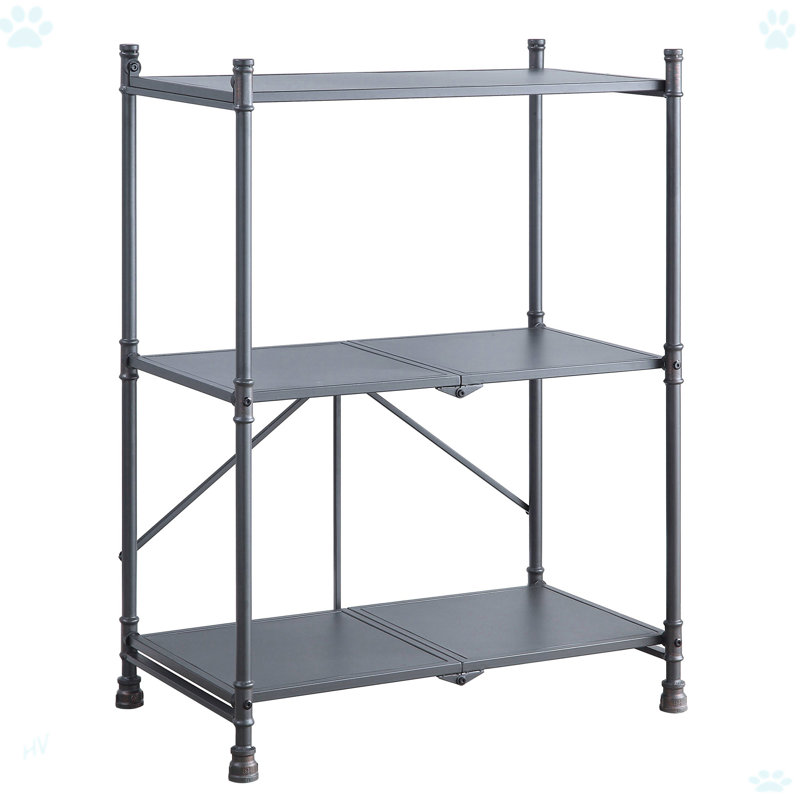 Hand-Brushed 3-Tier Console Table