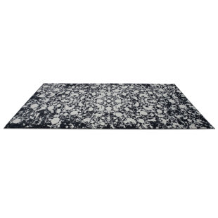 Tapis gris à motif abstrait Toronto