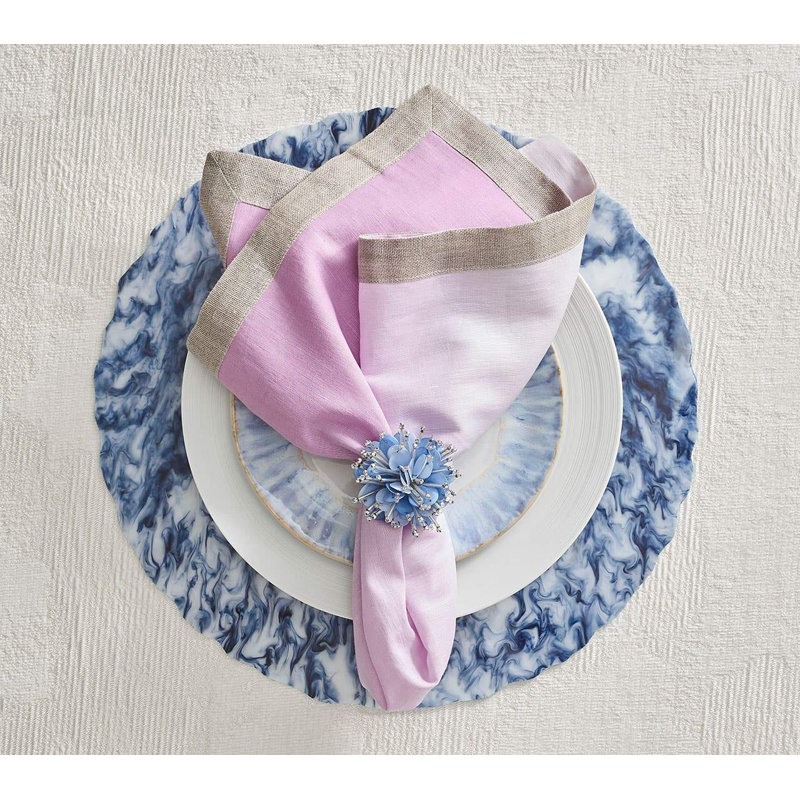 Starburst Napkin Ring, Periwinkle