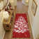 Christmas Decorative Washable Area Rug With Non-Slip Backing