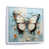 Cadre flottant blanc