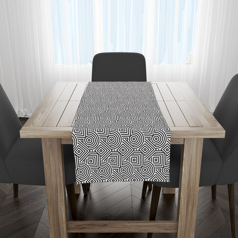 Tangier Geometric Table Runner