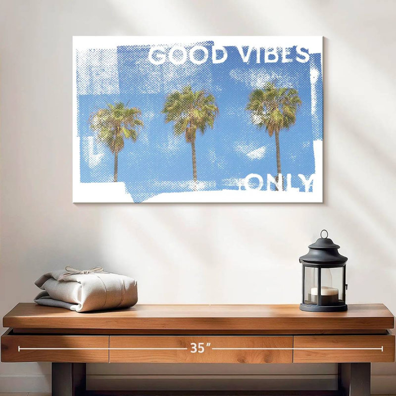 Harnek Good Vibes Only, H 30 po x l 45 po