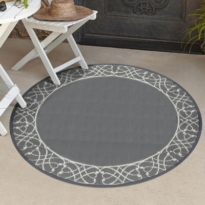  Tapis d'extérieur réversible 5 pi x 5 pi