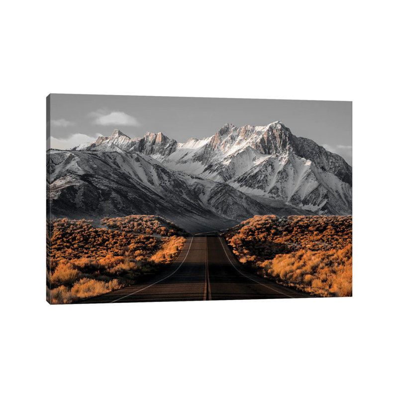 The Road I 1 Piece Wrapped Canvas Wall Art, 20.32 cm H x 30.48 cm W