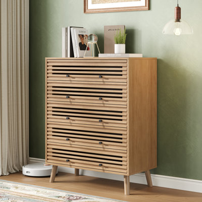 Commode 5 tiroirs Mid-Century