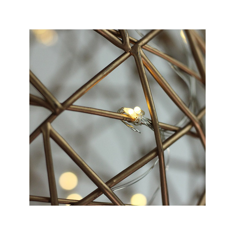 Ornement boule de Noël à DEL, H 10 po x l 10 po x P 10 po