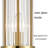 Gold Crystal Flush Mount Sconces (Set Of 2)-123117129