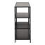 Seaford 78cm H x 114cm W Powder Coated Steel Book Cabinet Bookcase