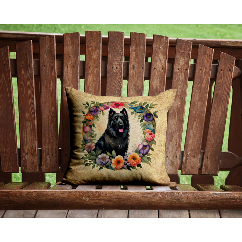  Other/No Pattern Polyester Indoor/Outdoor Throw Pillow, 14" H x 14" W x 3" D