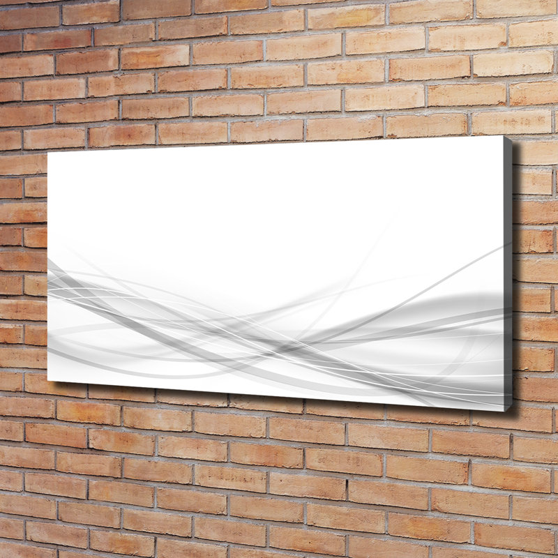 Waves Abstraction - Wrapped Canvas Print