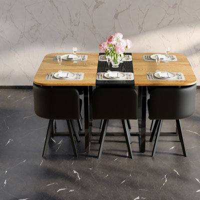 Piece Dining Table Sets(must Include Both Table And Chair) Mdf Modern Kitchen