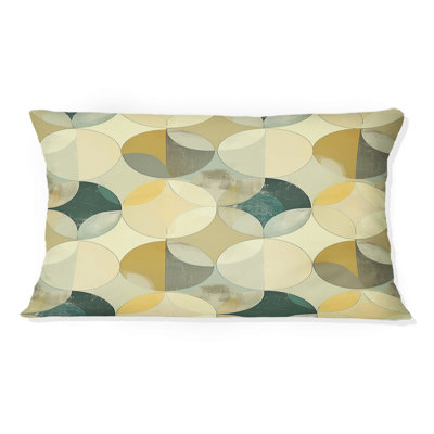Coussin lombaire rétro crème ivoire Midcentury I - Midcentury