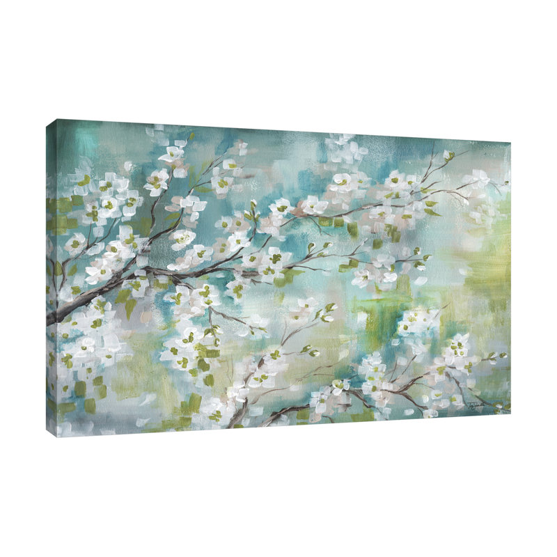 «Cherry Blossom Branches», toile tendue par Winston Porter, H 12 po x l 18 po x P 1,5 po