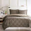 Ensemble d'édredon en duvet synthétique réversible 3M Scotchgard