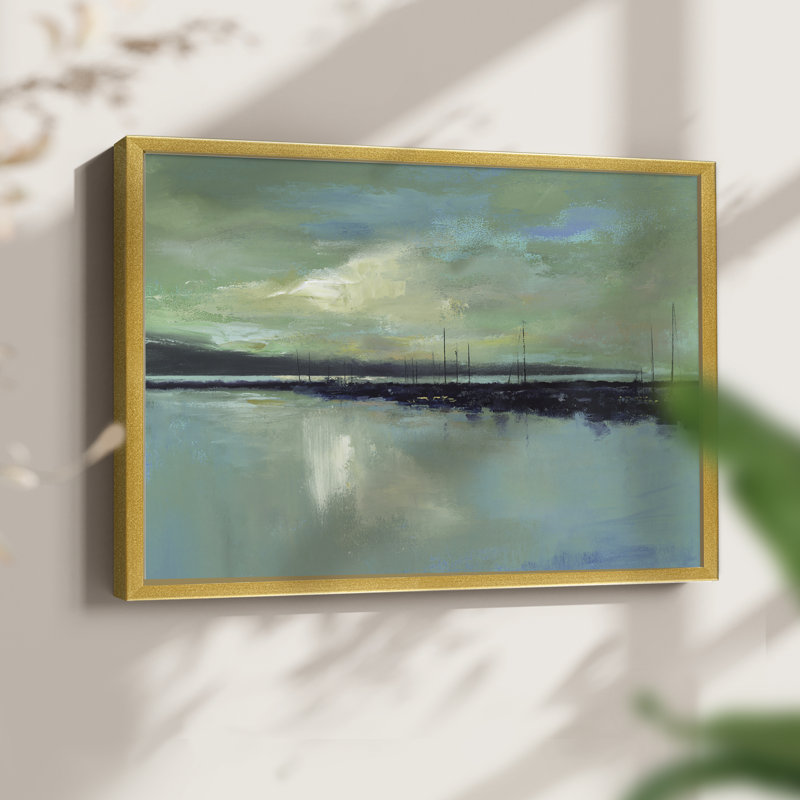 Harbor Light -Framed Print - Restickable, 8" H x 10" W