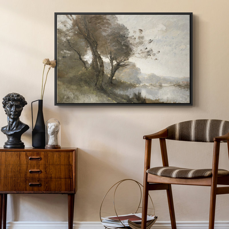 «Vintage Landscape-DCL XXXIV» sur, Noir