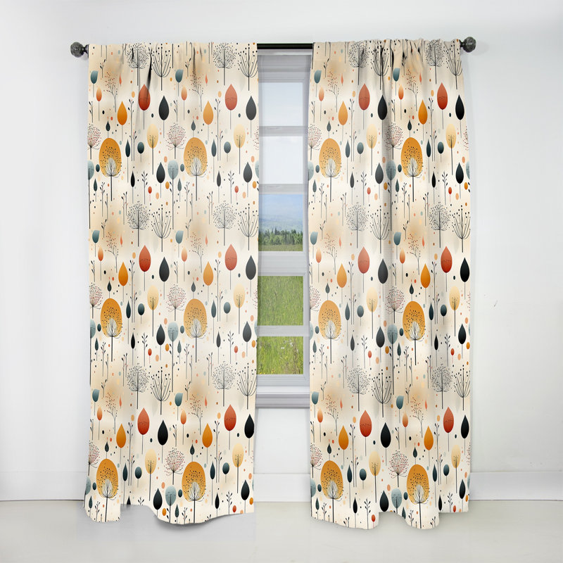 Cosmic Simplicity V - Rideau en velours moderne - obscurcissant - 1 panneau, L 52 po x L 120 po
