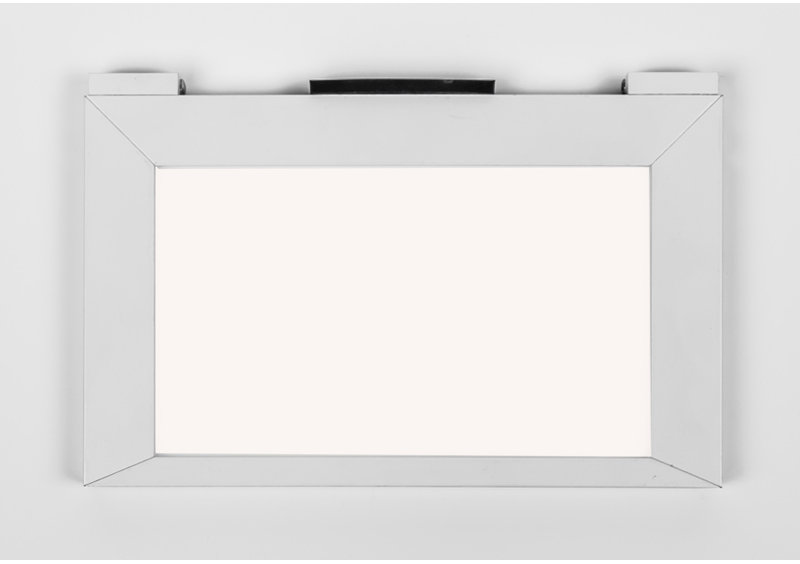 LINE™ Under Cabinet Linkable Light Bar, 4.56" H x 6.94" W x 0.5" D, White