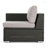 Patio Left Armchair Gry + Alu-640686360
