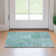 Premium Machine Washable Prisco Teal Rug