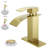 Single-Hole Single-handle Bathroom Faucet with Drain Assembly-88998410