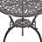 Rattan patio table and chair combination