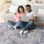 Tapis moderne à poils moyens de 0,28 po - résistant aux taches, adapté aux enfants et aux animaux de compagnie pour un décor multi-pièces