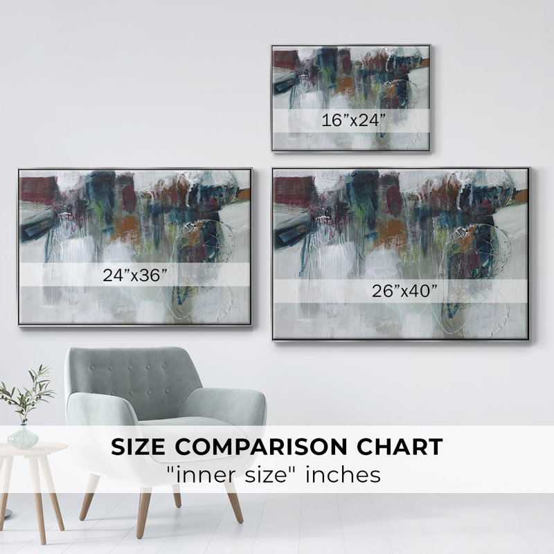 «Spectrum Expression I», toile tendue avec châssis de qualité supérieure - prête à être accrochée, H 25 po x l 37 po x P 2 po