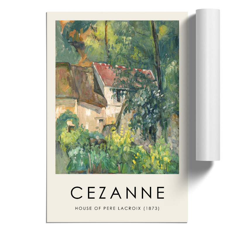 House of Pere Lacroix Print by Paul Cezanne - Frameless Print, 30cm H x 21cm W x 0.1cm D