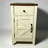 Charming Farmhouse End Table with Versatile Storage and Charging Function-2032158182